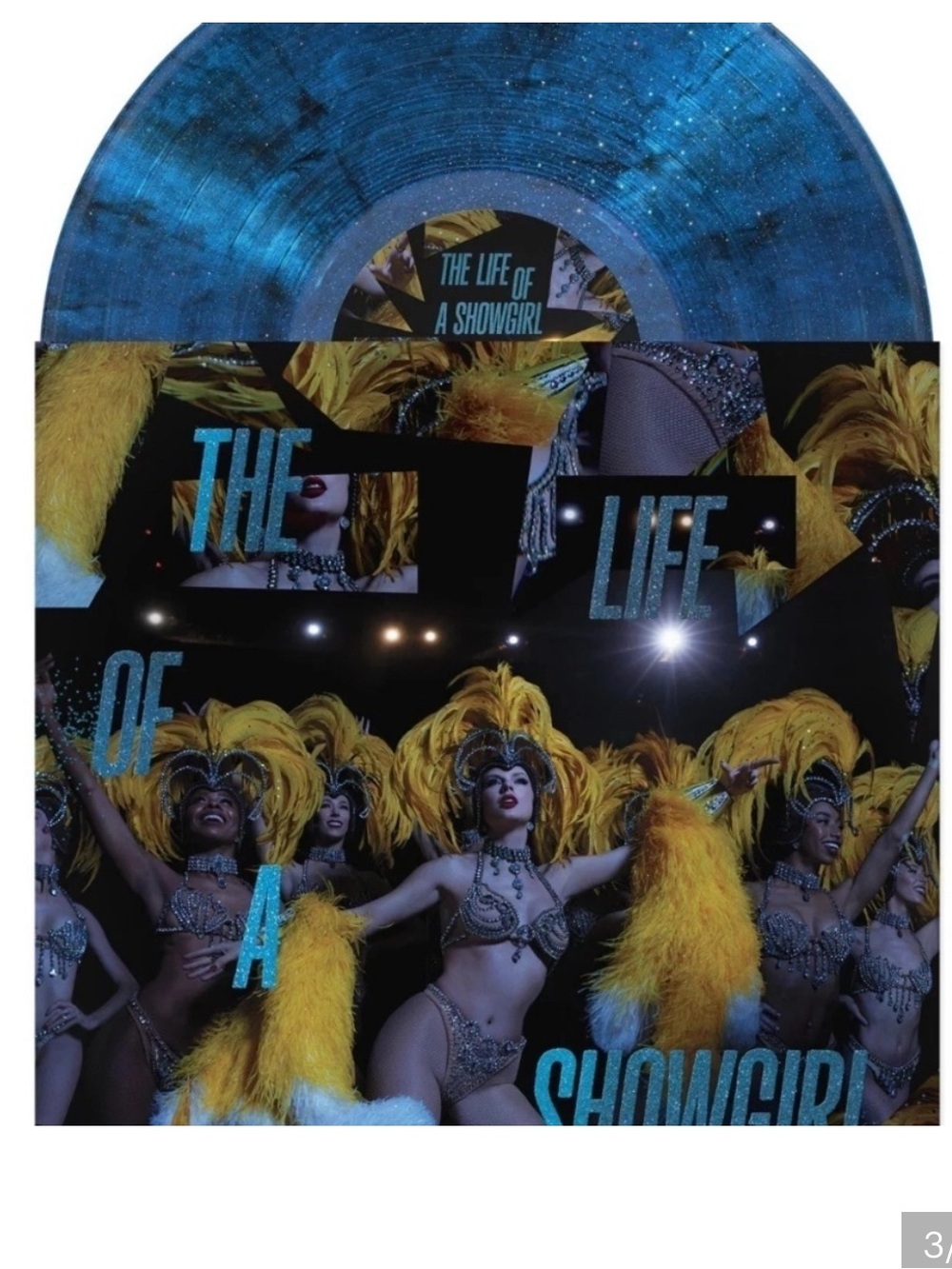 Taylor Swift 'The Life of a Showgirl' Lakeside Beach Blue Vinyl